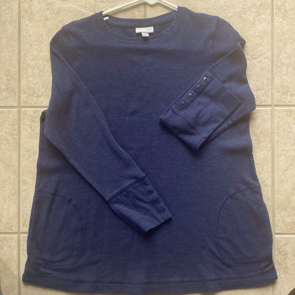 Waffle knit tunic